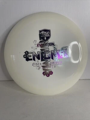 Misprint Discmania Enigma Neo Misprint 168g White Disc Purple And Silver Foil - Image 1 of 4