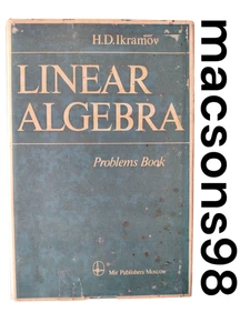 Linear Algebra Problems Book by H. D. Ikramov Mir Publishers Moscow 1983 - Picture 1 of 24