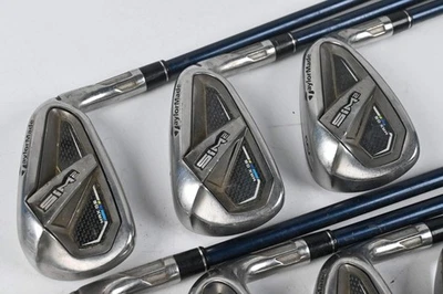 Taylormade SIM2 Max OS Irons / 6-PW+GW+SW / Regular Flex Ventus Blue 6 Shafts - Image 1 of 4
