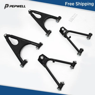 Front Lower & Upper A-Arms Control Arm for 1989-2003 Yamaha WARRIOR 350 YFM350X Foto 1 de 4