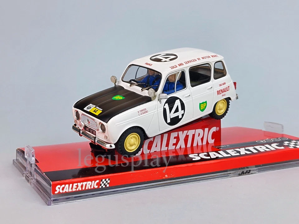 SCX RENAULT 4l #14 African Safari Consten / Le Guezec Scalextric A10192s300 US
