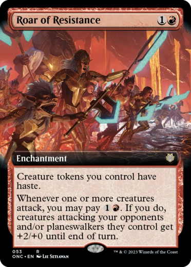 MTG Roar of Resistance Extended Art English ONC - Image 1 of 1