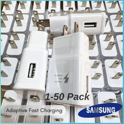 USB Wall Charger Fast Adapter Block Charging Brick Box For Samsung Android Lot - Image 1 of 4