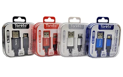 4 Pack 3FT iPhone Charger USB Cable for iPhone 5-14, X, XS – Free Shipping - Image 1 of 4