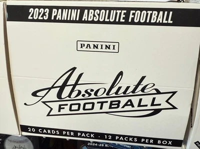 2023 Panini Absolute Football NFL Value Fat Cello Box - 12 Packs - Image 1 of 2