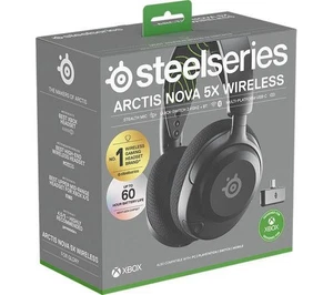 STEELSERIES Arctis Nova 5X Wireless Xbox Gaming Headset - Black - Picture 1 of 9