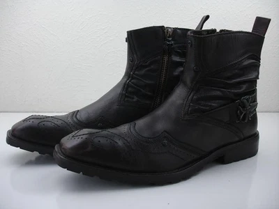 Мужские ботинки 8 M Lounge от Mark Nason 71785 Flybe коричневая кожа мотоциклист - Изображение 1 из 4