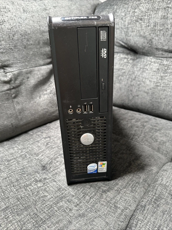 Dell Optiplex 755 DCCY Desktop Intel Core 2 Black Used Untested No Power Cord - Image 1 of 4