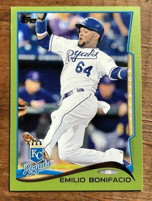 Emilio Bonifacio 2014 Topps GREEN PARALLEL #322 Kansas City Royals MLB  - Image 1 of 2