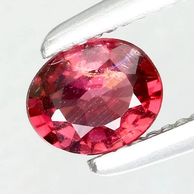 Espinela roja natural sin calefacción 4,2 x 3,5 mm ovalada 0,24 quilates con ancho, Tanzania💯 Foto 1 de 4