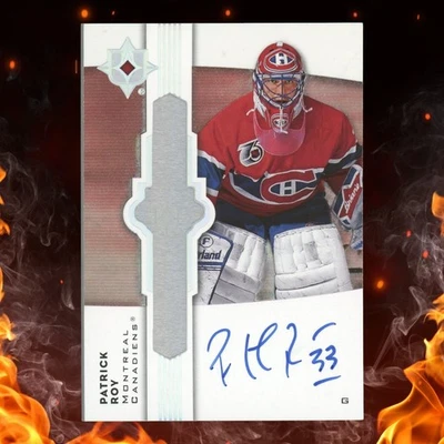 2021-22 Upper Deck Ultimate Collection PATRICK ROY Auto #UE-PR - Image 1 of 3