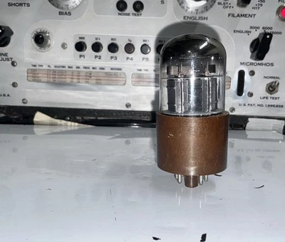 VINTAGE SYLVANIA 6L6WGA 5932 6L6  POWER VACUUM TUBE - DUAL D GETTER - TESTED NOS - Image 1 of 4