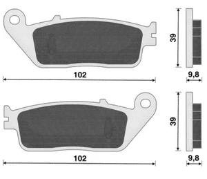 BP 124 Cp. pastiglie C4 Yamaha X-Max 250 Ant. 250 4T 10 13 - Imagen 1 de 1