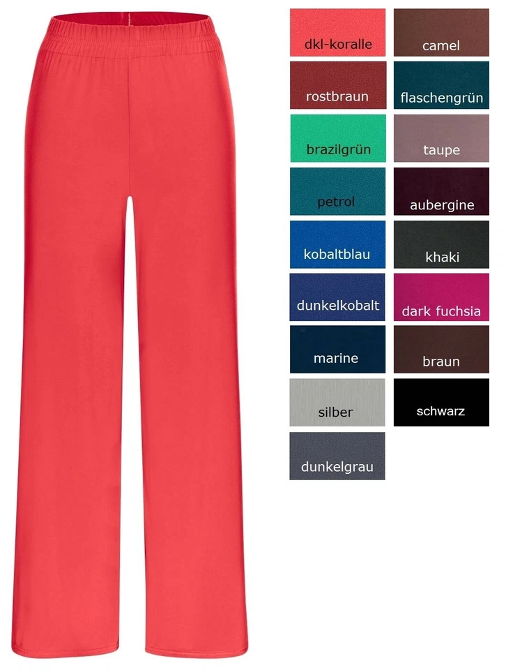 Magna Marlenehose Stretchhose Kofferhose Microfaser Lagenlook viele Farben 40-58 - Image 1 of 1