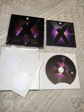 Apple Mac OS X Leopard 10.5 Install DVD With Box & Booklet Used Family Pack