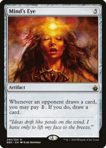 MTG Mind's Eye Artifact Rare Battlebond Magic the Gathering - NM/M, PACK FRESH - Picture 1 of 1