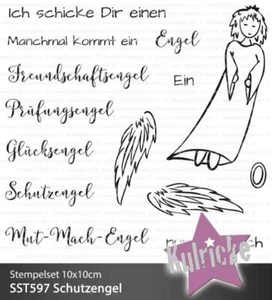 Kulricke Stempelset "Schutzengel" Clear Stamp Motiv-Stempel - Bild 1 von 1