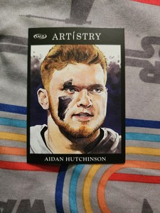 2022 SAGE Artistry #91 Aidan Hutchinson RC Black Free Shipping