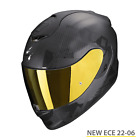 Helmet Scorpion EXO-1400 Evo Carbon Air Cerebro Black New 2023