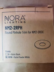Nora Lighting NM2-2RPH M2 2" Finitura da incasso foro bianco - Foto 1 di 1