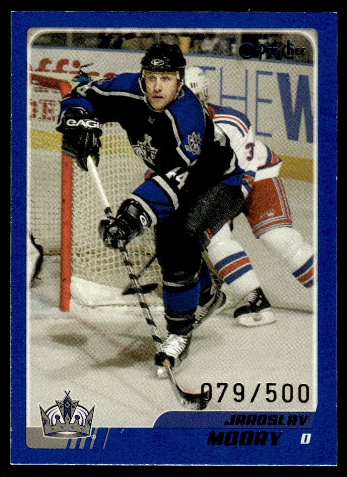 2003-04 Topps O-Pee-Chee Blue Line Jaroslav Modry 079/500 Los Angeles Kings #26 - Image 1 of 2