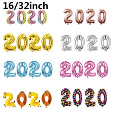 Party Supplies Digit Air Balloons 2020 Number Helium Balloon Aluminum Foil