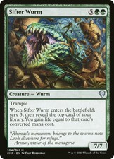 FOIL Sifter Wurm | MTG Magic Commander Legends | English | NM-M