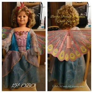 Barbie Peacock Princess Costume Size 4-6 - Picture 1 of 3