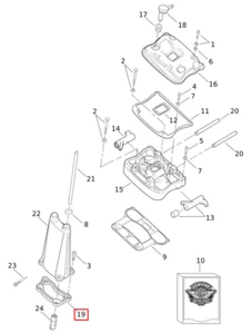 JUNTA TUBO VARILLA EMPUJE TRASERO BUELL 17649-02 - Imagen 1 de 1