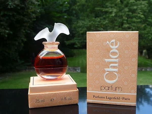 Rare Flacon Parfum - CHLOE de KARL LAGERFELD - Parfum 7,5 ML - Coffret - Foto 1 di 8