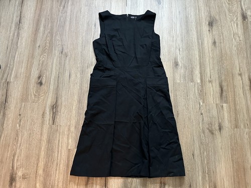 Abito nero Kate Spade sabato con tasca a colonna taglia 12 nuovo prezzo al dettaglio $160