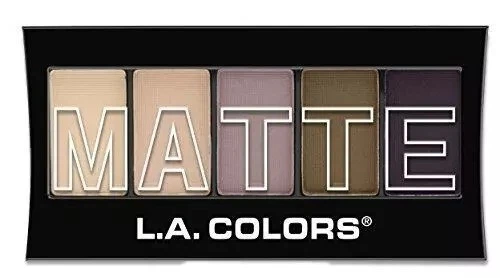 L.a. Colors Makeup Matte Eyeshadow Palette CEM471 Natural Linen