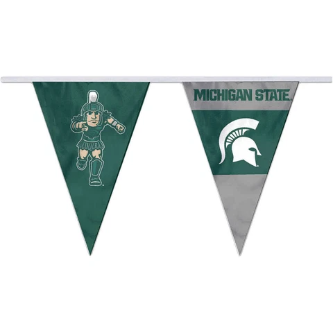 Michigan State University Pennant Flags On A String Cover
