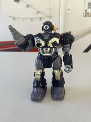 Figura de acción Hap-P-Kid juguete robot luchador azul CAMINA a batería NO PROBADA Foto 1 de 4
