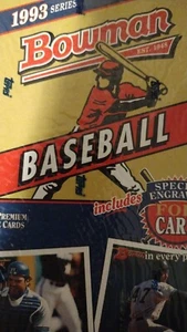 1993 Bowman Baseball versiegelte Hobbybox 24 Packungen, 14 Karten pro Packung - Bild 1 von 5