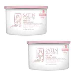 Satin Smooth Deluxe Cream Hair Removal Wax 14oz. 2 Pack