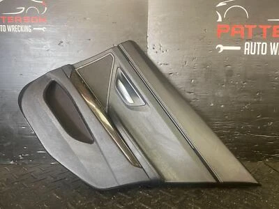 2015 BMW 640I GRAN COUPE REAR DRIVER INTERIOR DOOR TRIM PANEL BLACK W/SHADE - Image 1 of 4