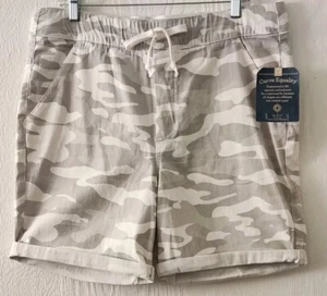 Pantaloncini mimetici Democracy da donna 14 casual high rise ab utility grigio chiaro - Foto 1 di 7