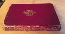 1883 Book of Favorite Poems Thomas Crowell Leatherette gilt VERY RARE Acceptable