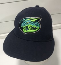 New Era Lynchburg Hillcats Hat MILB Baseball Fitted 6 7/8 Cap 59Fifty Blue