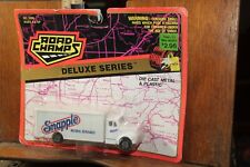 Vintage 1994 Road Champs Snapple Soda Delivery Truck Diecast & Plastic on Card