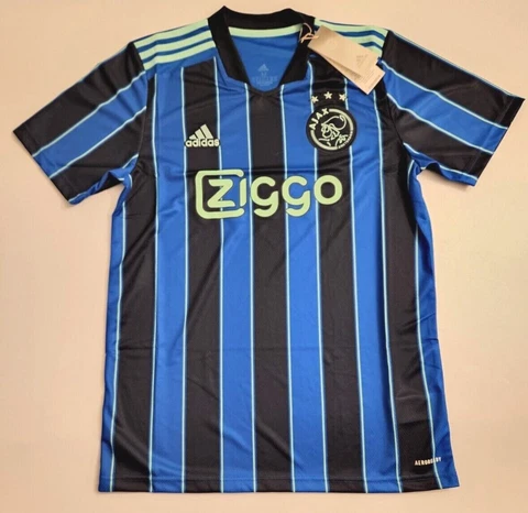 Ajax Amsterdam 2021/2022 adidas Away Jersey Shirt Blue S-XL New Cover