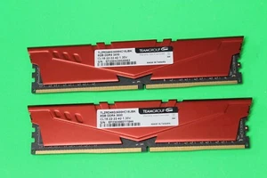 TeamGroup T-Force Vulcan Z 16GB (2X 8GB) DDR4-3600 PC4-28800 TLZRD48G3600HC18JBK - Picture 1 of 3