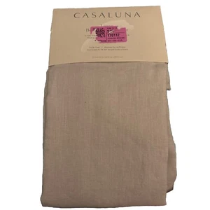 Casaluna Linen Body Pillow Cover Oversized Light Gray 20in x 52in New - Picture 1 of 2