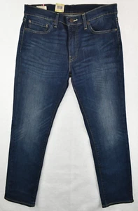 Pantalones de mezclilla para hombre Levis 511 ajustados rectos tiro medio azul lavado oscuro etiqueta talla 33x30 - Imagen 1 de 12