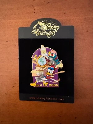 DISNEY - DONALD DOES HIS TAXES - APRIL 15, 2005 - JUMBO PIN - LE 100 - RARE NEW! - Image 1 of 4