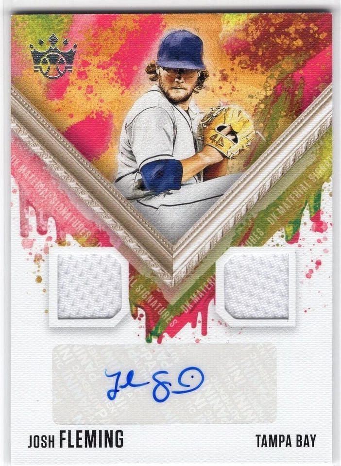 2021 Diamond Kings DK Materials Dual Jersey Autograph #75 Josh Fleming *B117 - Image 1 of 1