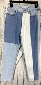 PacSun Womens/Juniors Patch Work High Rise Mom Denim Jeans Size 25 - Picture 1 of 7