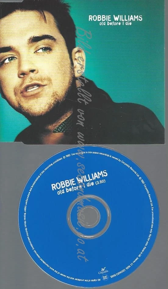 CD--PROMO--ROBBIE WILLIAMS--OLD BEFORE I DIE --1 TRACK - Bild 1 von 1