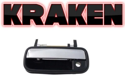 Manija de puerta exterior para camioneta Toyota 4 Runner 1990-1995 negra cromada delantera izquierda Foto 1 de 4